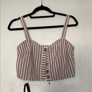 Cute Striped crop top